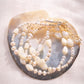 Luminous Pearl & Pikake Beaded Necklace - Gold Heleleʻi
