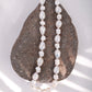 Silver Baroque Pearl Puka Shell Necklace - Kakahi