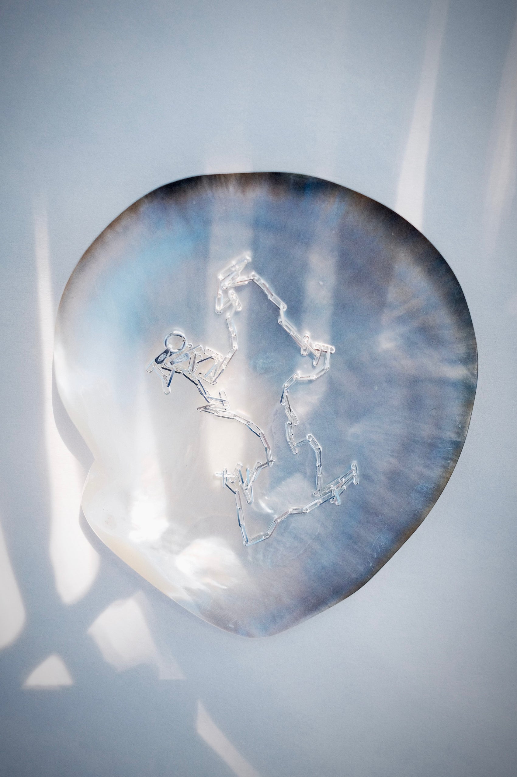 Dainty Silver Paperclip Chain Necklace - Silver Kei