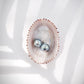 Silver Tahitian Pearl Drop Earrings - Alaula