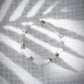 Stretchy Unisex White Puka Shell Bracelet - Ikaika