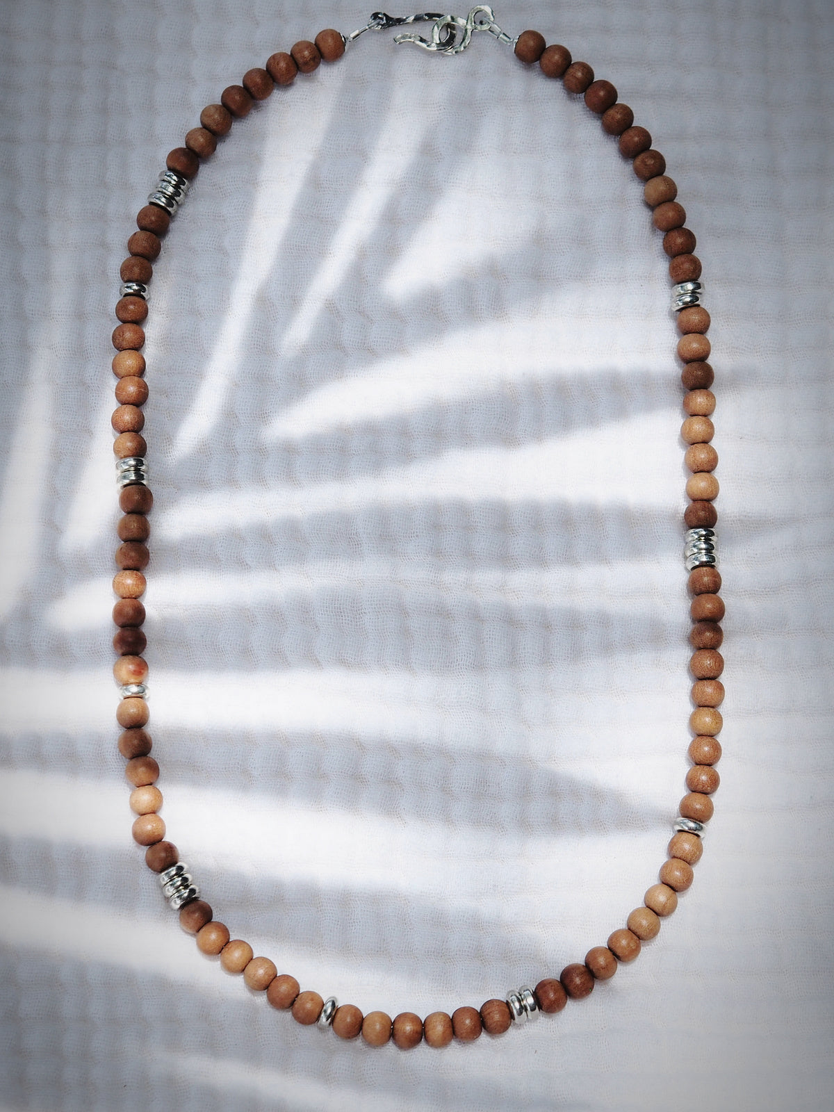 Sandalwood bead necklace discount