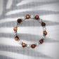 Stretchy Unisex Men's Sandalwood & Pearl Bracelet - Kaholo