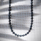 Unisex Black Pearl Necklace - Akoni