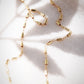 Gold Textured Bar Chain Necklace - Keli'i
