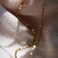 Gold Flat Dot Chain Necklace - Makali'i