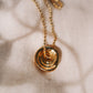 Gold Puka Shell Charm Necklace - Aukai