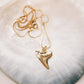 Gold Shark Tooth Necklace - Mano