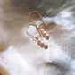 Dainty Silver Pearl Drop Earrings - Kanilea