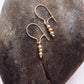 Dainty Golden Drop Earrings - Keilana
