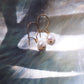 Tiny White Freshwater Pearl Drop Earrings - Silver Ipo