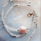 Pink Pearl and Gemstone Necklace - Silver Akala