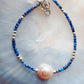 Pink Pearl and Gemstone Bracelet -  Silver Akala
