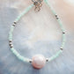 Pink Pearl and Gemstone Bracelet -  Silver Akala