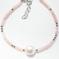 White Pearl and Gemstone Bracelet - Silver Haukea