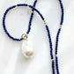 Flameball Baroque Pearl and Gemstone Necklace - Silver Keahi
