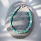Peruvian Blue Opal Silver Bracelet - Mana'olana