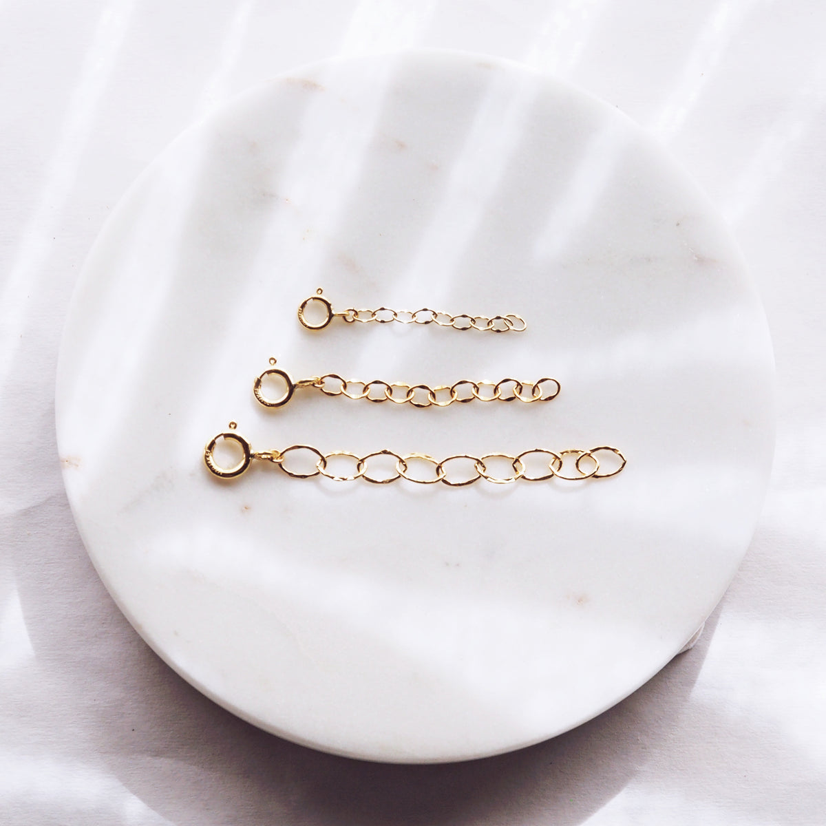 Gold & Silver Plated Chain Extender - Adjustable 1 To 24 Inches - Lobster Clasp - Nickel Free 3 thumbnail image