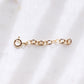 Gold or Silver Extender for Necklaces and Bracelets