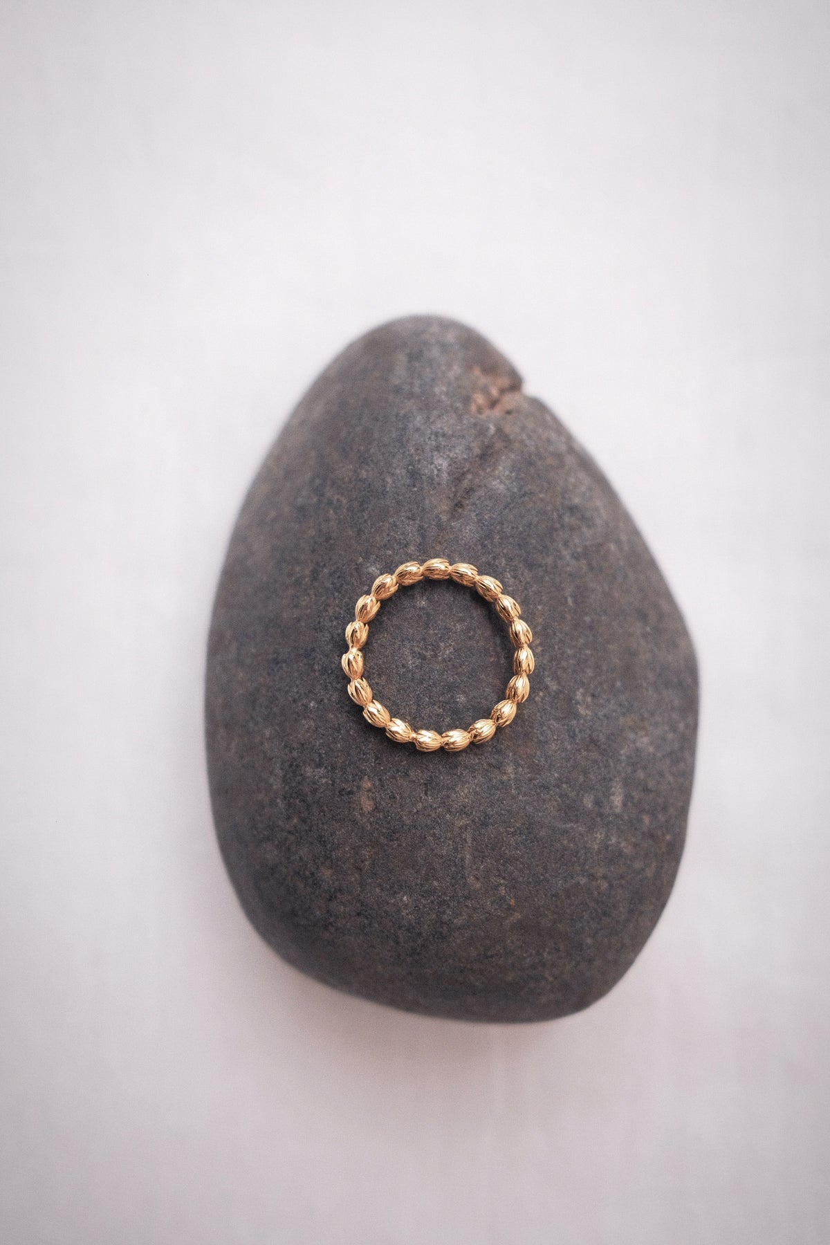 Gold Vermeil Pikake Lei Ring - Pualei