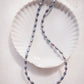 Peacock Rice Pearl & Silver Bead Adjustable Necklace - Silver Pāʻū