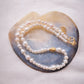 Luxe Baroque Pearl & Gold Pikake Necklace - Makamae