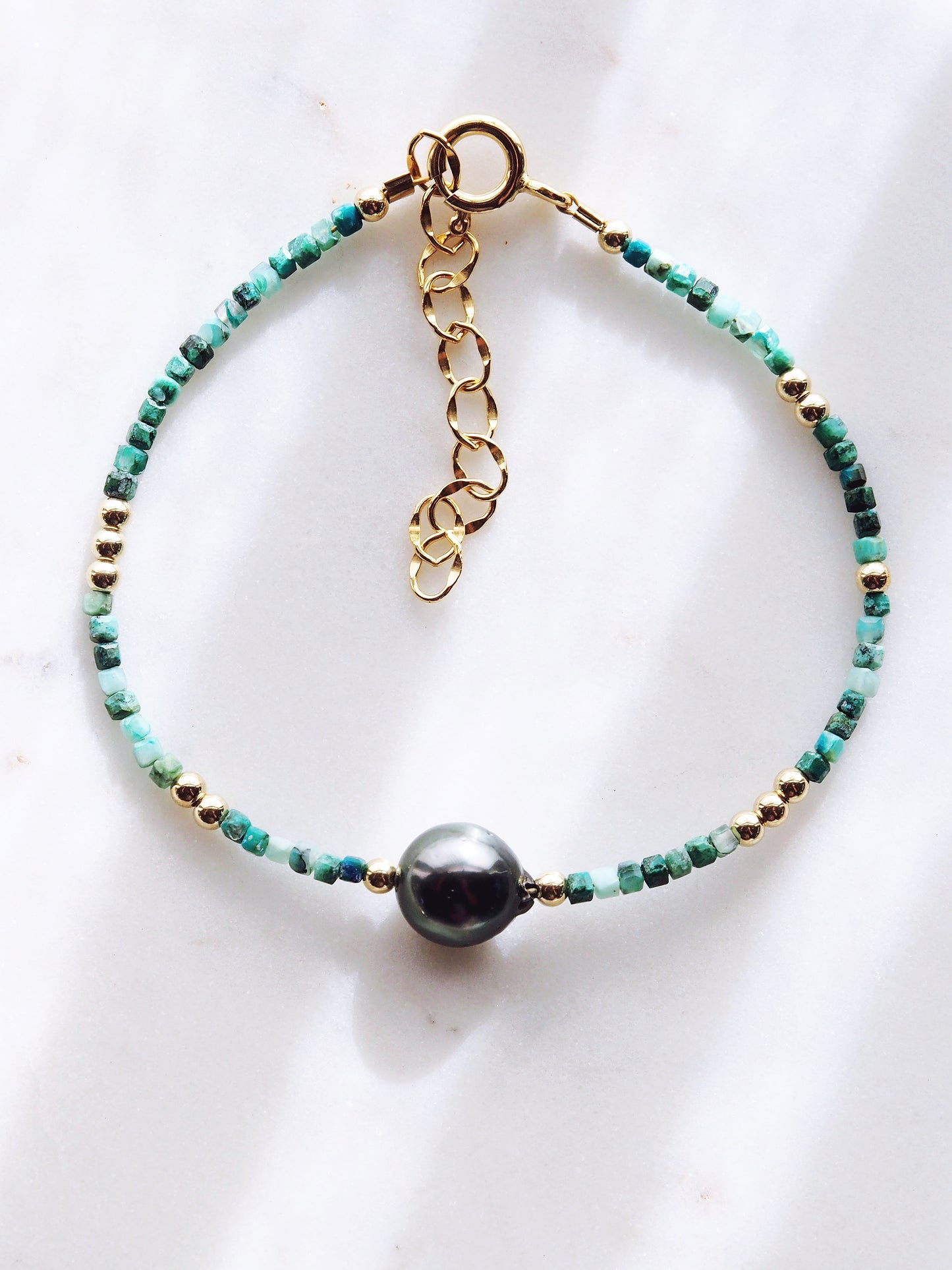 Tahitian Pearl and Gemstone Bracelet - Iolana