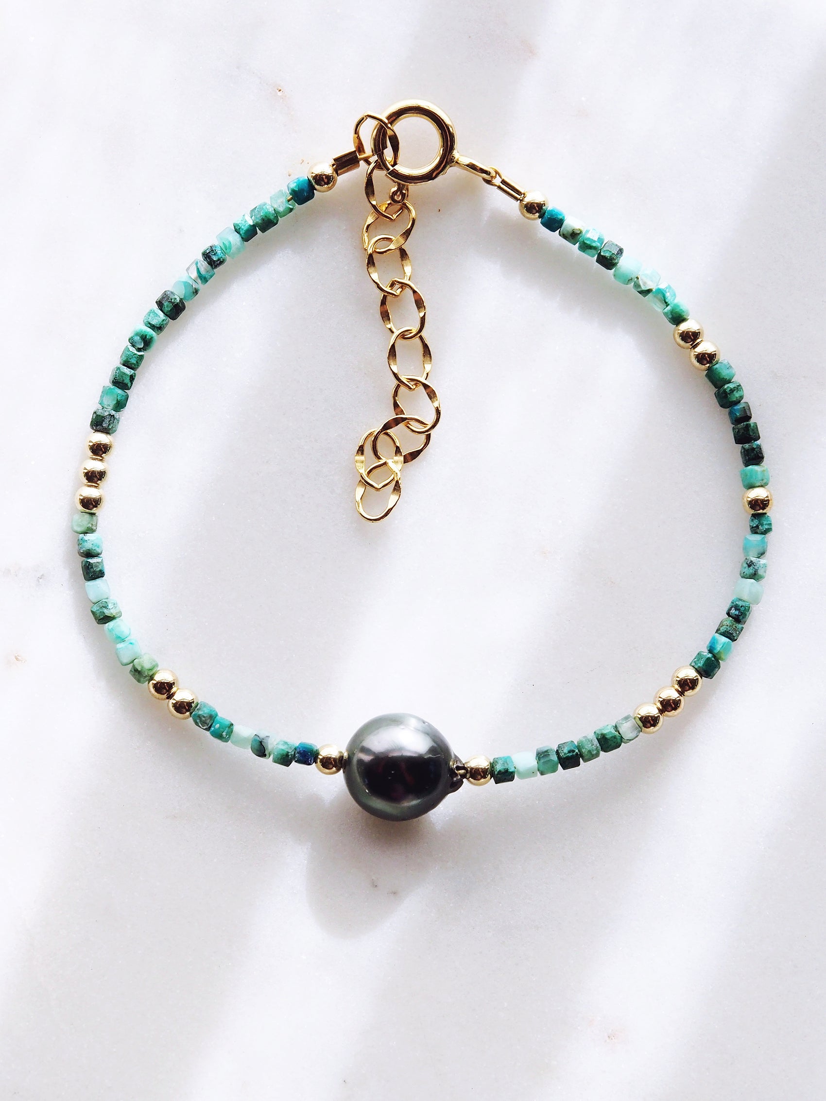 Tahitian Pearl and Gemstone Bracelet - Iolana