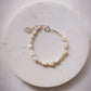 Mixed Shell & Pearl Pikake Bracelet - Silver Kahakai