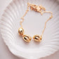 Triple Floating Gold Pikake Charm Necklace - Kālewa