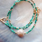 Pink Pearl and Gemstone Necklace - Gold Akala