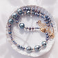 Tahitian & Peacock Pearl Pikake Necklace - Kiʻekiʻe
