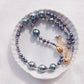Tahitian & Peacock Pearl Pikake Necklace - Kiʻekiʻe