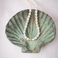 Mother of Pearl & Gold Pikake Beaded Necklace - Gold Hāweo
