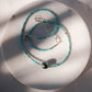 Dainty Turquoise Tahitian Pearl Choker Necklace - Silver Ipo