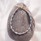 Peacock Rice Pearl & Gold Bead Adjustable Bracelet - Gold Pāʻū