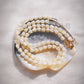 Mother of Pearl Pikake Beaded Necklace - Gold Lāhela