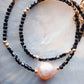 Pink Pearl and Gemstone Necklace - Gold Akala