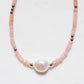 White Pearl and Gemstone Necklace - Gold Haukea
