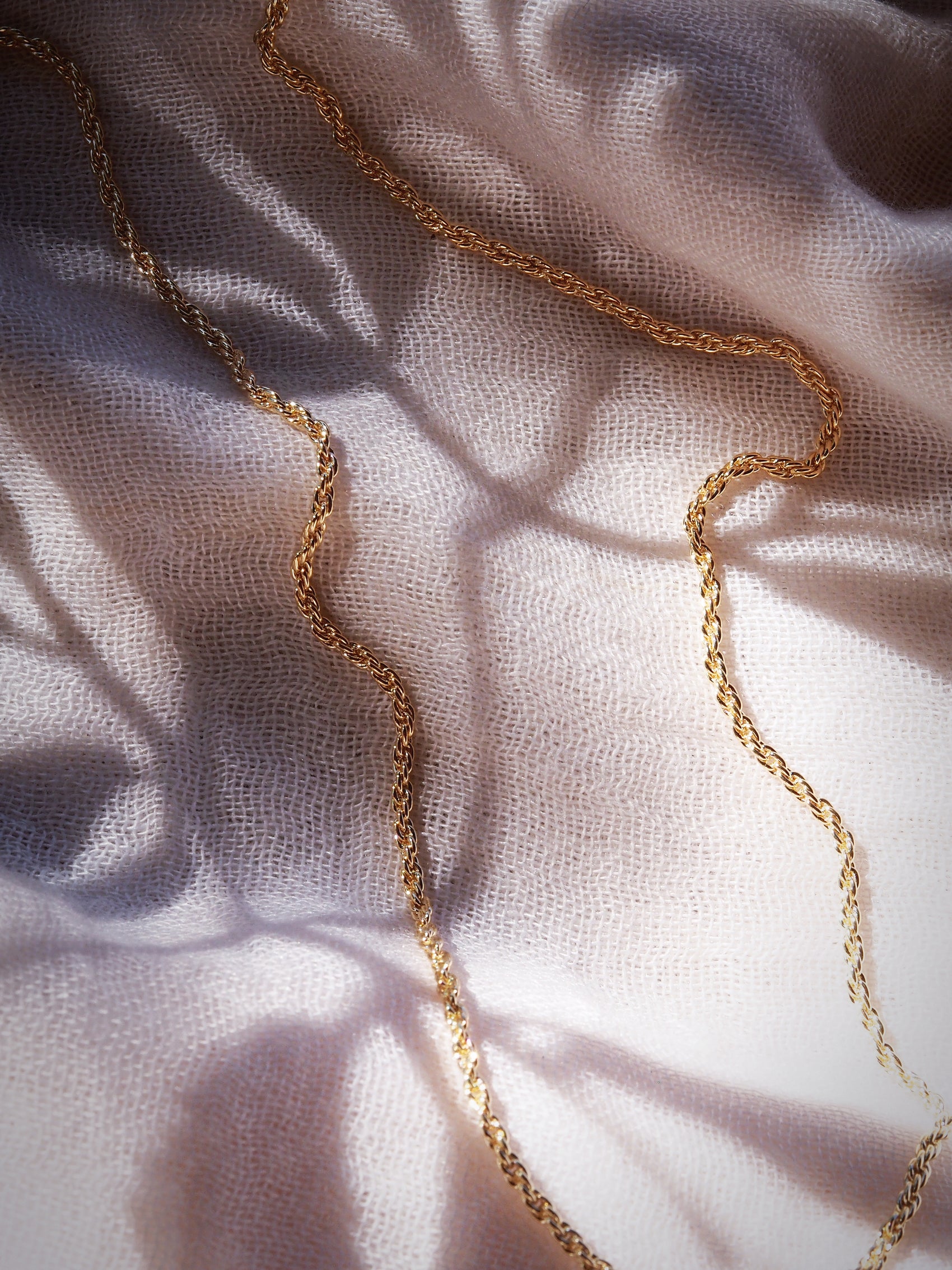 Everyday Dainty Gold Rope Chain Necklace - Lihau