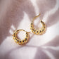 Small Twisted Rope Hoop Earrings - Mana