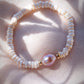 Choose your Gold Stretchy Puka Shell Bracelet - Gold Ali'ikai