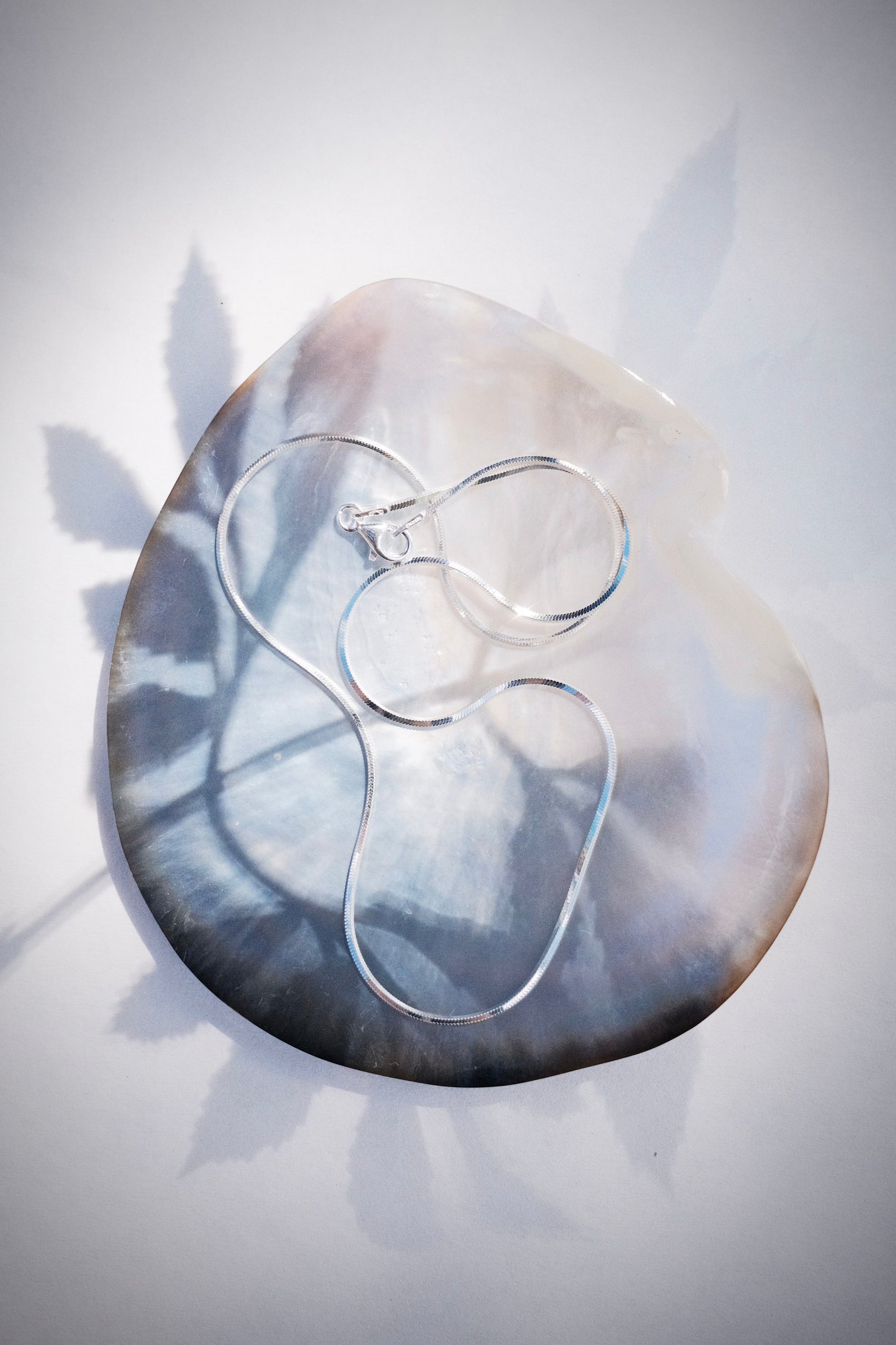 Mini Silver Herringbone Chain - Laka