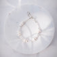 Silver Puka Shell Pearl Bracelet - Maka