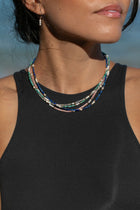 Gemstone and Pearl Necklace - Ke&