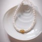 Puka Shell & Gold Pikake Necklace - Kailani