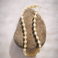 Resin Pikake & Pearl Beaded Necklace - Silver Kupuna