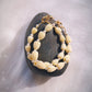 Resin Pikake & Pearl Beaded Bracelet - Gold Kupuna