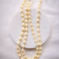 Resin Pikake & Pearl Beaded Necklace - Silver Kupuna