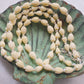 Resin Pikake & Pearl Beaded Necklace - Silver Kupuna